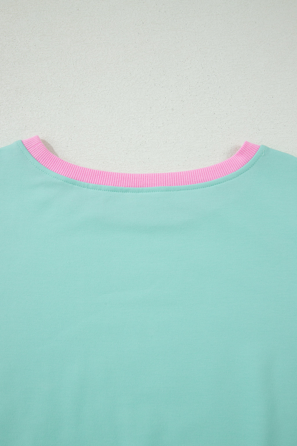 Bonbon Colorblock Edge Drop Shoulder T Shirt and Skort 2Pcs Set